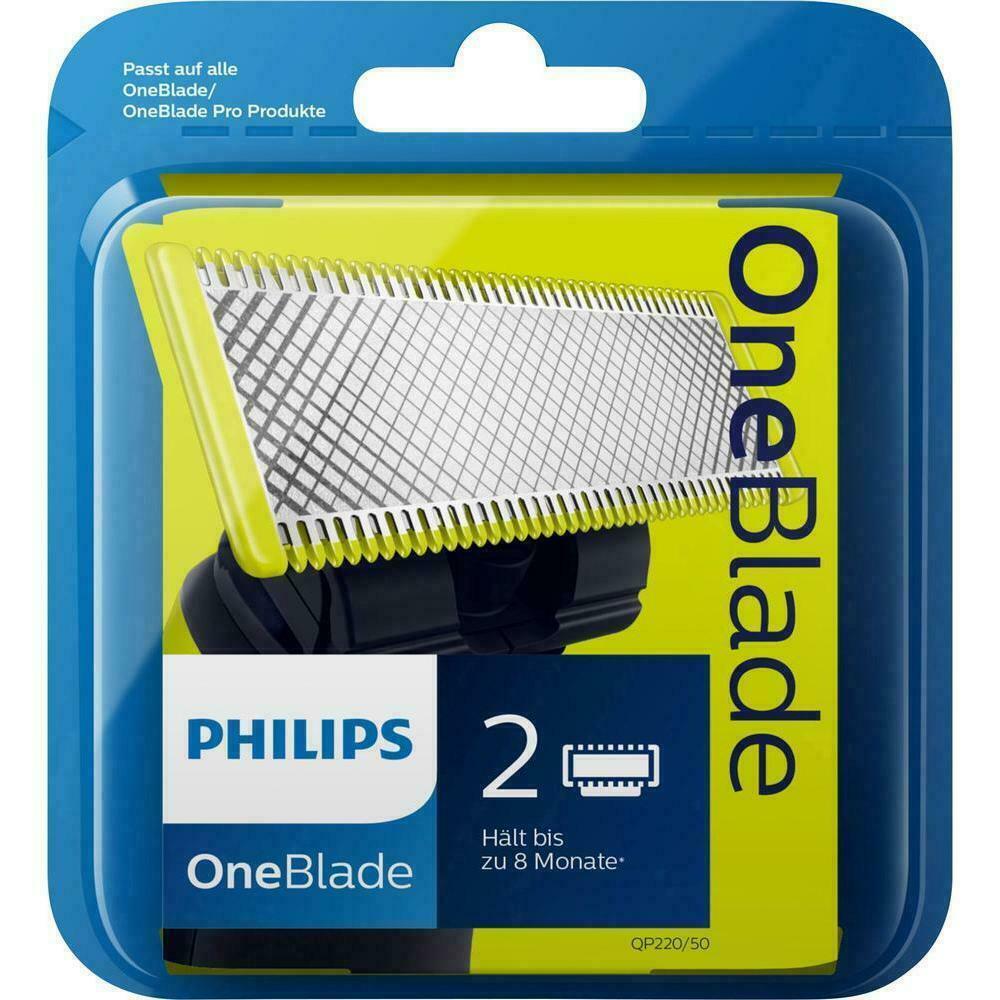 Philips OneBlade Lama di Ricambio Confezione da 2 Testine QP220/50